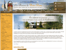 Tablet Screenshot of les-paniers-de-notre-dame.com